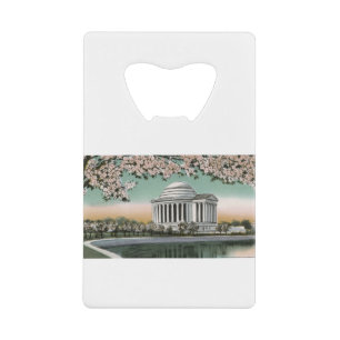 PAU48 Jefferson Memorial 2.tif Credit Card Bottle Opener