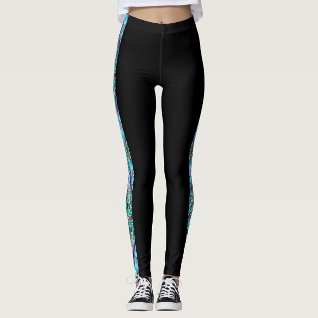 Paua Shell long Leggings (Front)