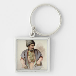 Paul - A Georgian from Tiflis, 1852 Keychain