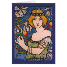 Paul Berthon - Dame aux orchidées