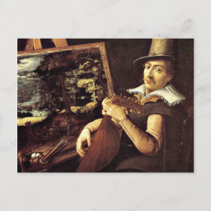 Paul Bril: Self-Portrait, 1600 Postcard