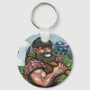 Paul Bunyan Keychain