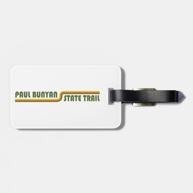Paul Bunyan State Trail Minnesota Luggage Tag (Back Horizontal)