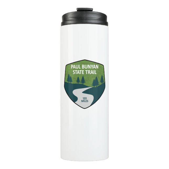 Paul Bunyan State Trail Thermal Tumbler (Front)