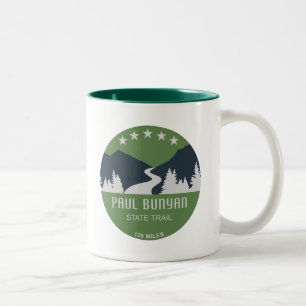 Paul Bunyan State Trail Two-Tone Coffee Mug