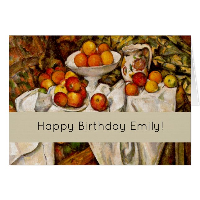 Paul Cezanne Apples Oranges Impressionism (Front Horizontal)