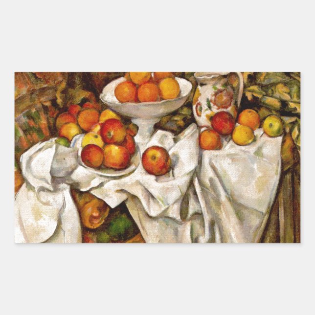 Paul Cezanne Apples Oranges Impressionism Sticker (Front)