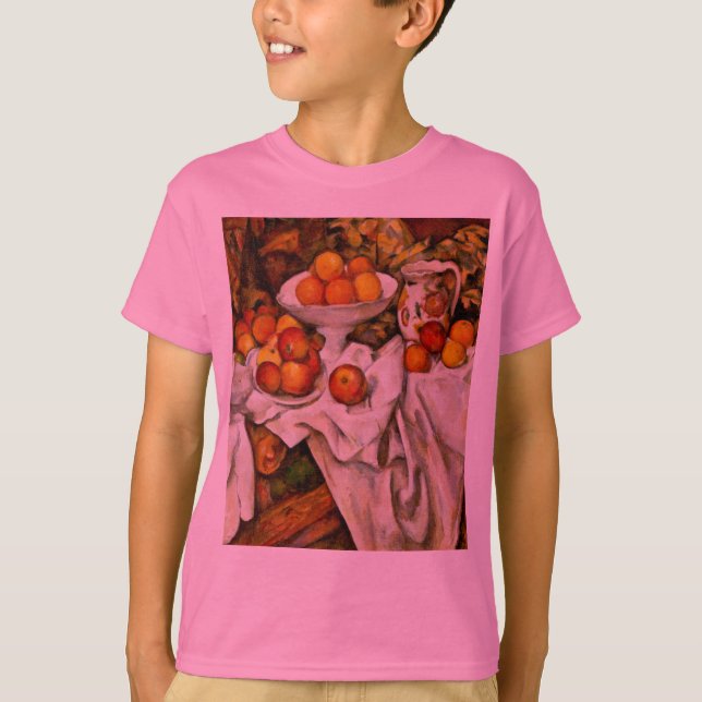 Paul Cezanne Apples Oranges Impressionism T-Shirt (Front)