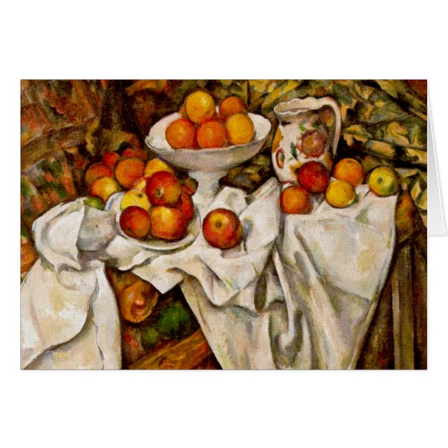 Paul Cezanne Apples Oranges Print Impressionism (Front Horizontal)