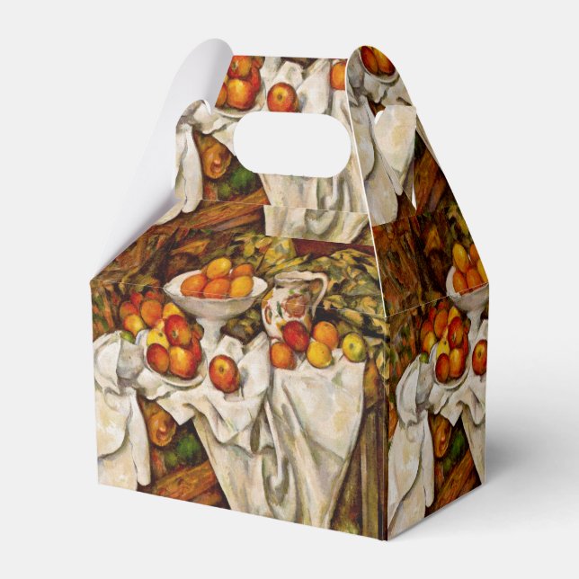 Paul Cezanne Apples Oranges Print Impressionism Favor Box (Front Side)