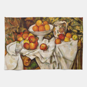 Paul Cezanne Apples Oranges Print Impressionism Kitchen Towel