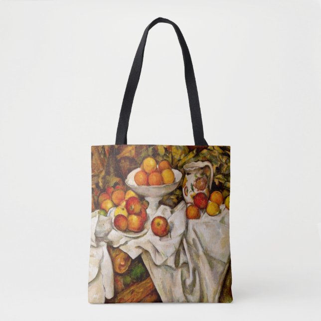Paul Cezanne Apples Oranges Print Impressionism Tote Bag (Front)