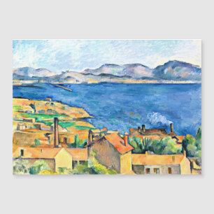Paul Cezanne art, The Bay of Marseilles,