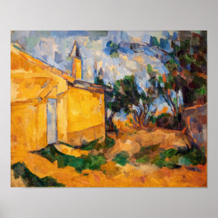 Paul Cezanne artwork - Le Cabanon de Jourdan Poster
