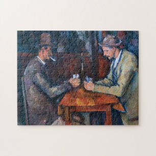 Paul Cezanne artwork - The Card Players Jigsaw Puzzle