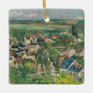 Paul Cezanne - Auvers, Panoramic View Ceramic Ornament