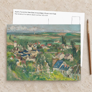 Paul Cezanne - Auvers, Panoramic View Postcard
