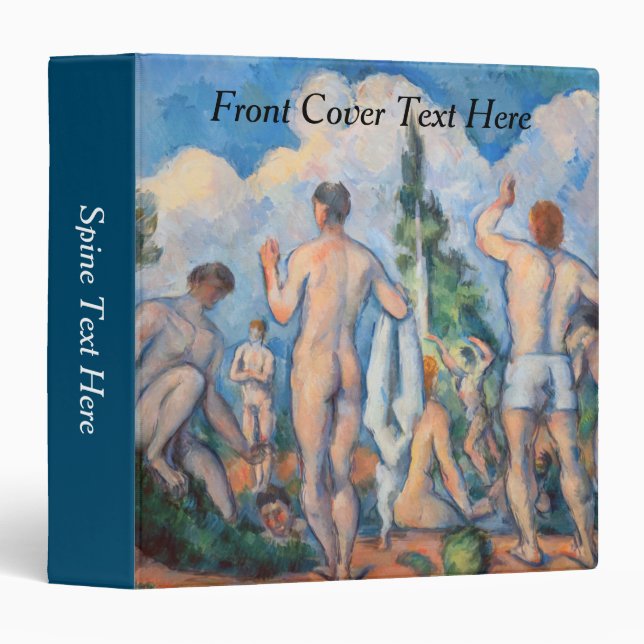 Paul Cezanne - Bathers Binder (Front/Spine)