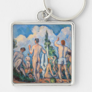 Paul Cezanne - Bathers Keychain
