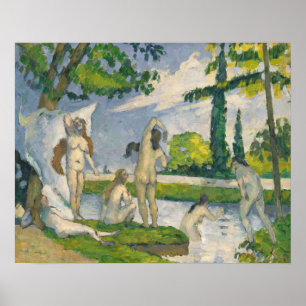 Paul Cezanne Bathers Poster