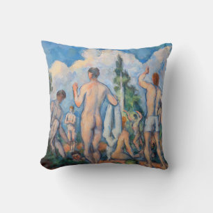 Paul Cezanne - Bathers Throw Pillow