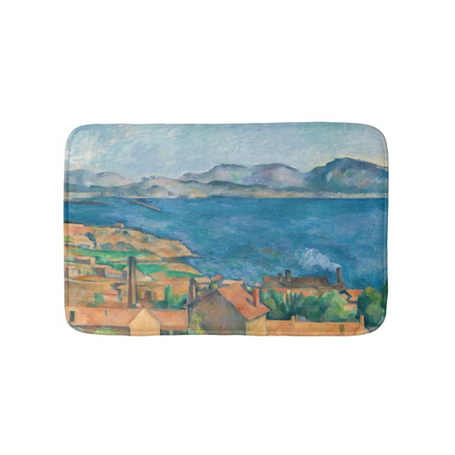 Paul Cezanne - Bay of Marseille, Seen from Estaque Bath Mat (Front)