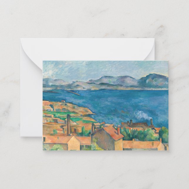 Paul Cezanne - Bay of Marseille, Seen from Estaque Card (Front)