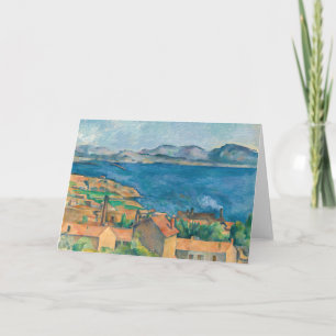 Paul Cezanne - Bay of Marseille, Seen from Estaque Card