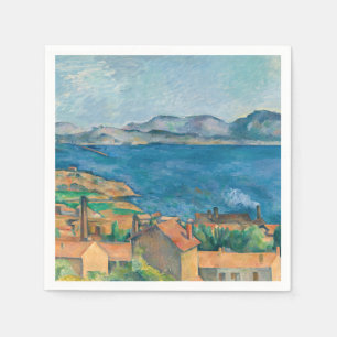 Paul Cezanne - Bay of Marseille, Seen from Estaque Napkin