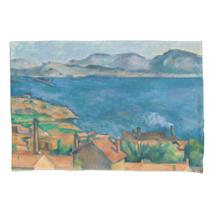 Paul Cezanne - Bay of Marseille, Seen from Estaque Pillowcase