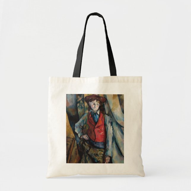Paul Cezanne - Boy in the Red Vest Tote Bag (Front)