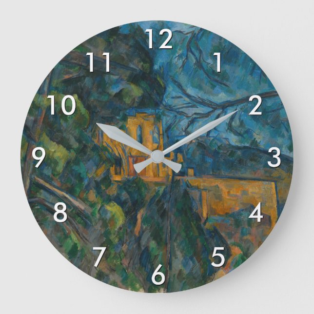 Paul Cezanne - Chateau Noir Large Clock (Front)