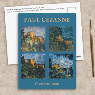 Paul Cezanne - Chateau Noir Masterpieces Selection Postcard