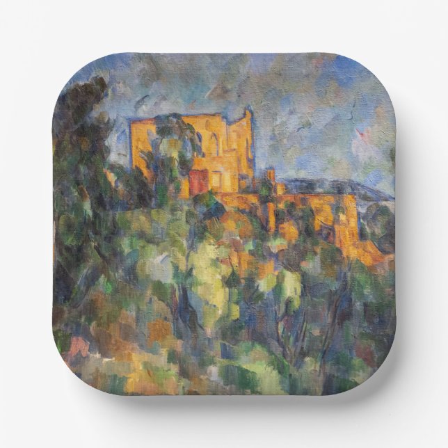 Paul Cezanne - Chateau Noir Paper Plate (Front)