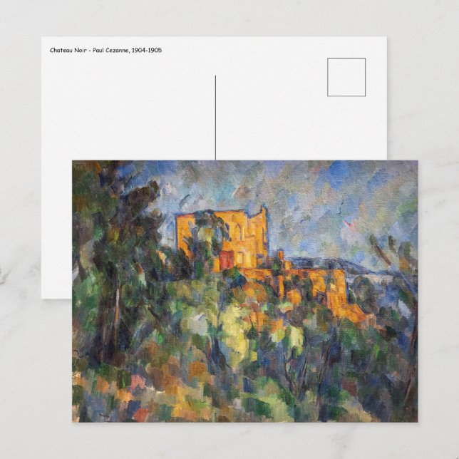Paul Cezanne - Chateau Noir Postcard (Front/Back)