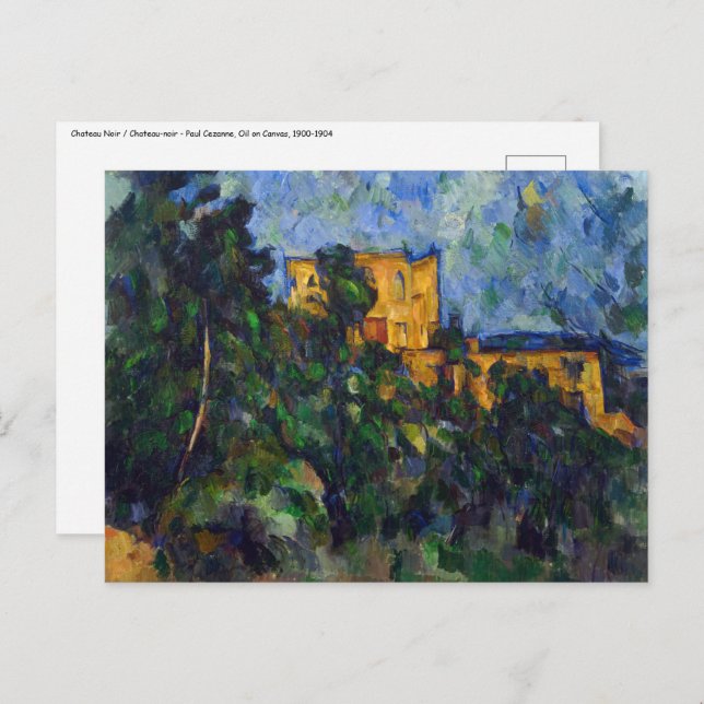Paul Cezanne - Chateau Noir Postcard (Front/Back)