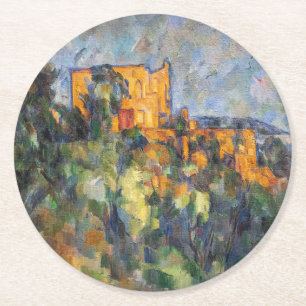 Paul Cezanne - Chateau Noir Round Paper Coaster