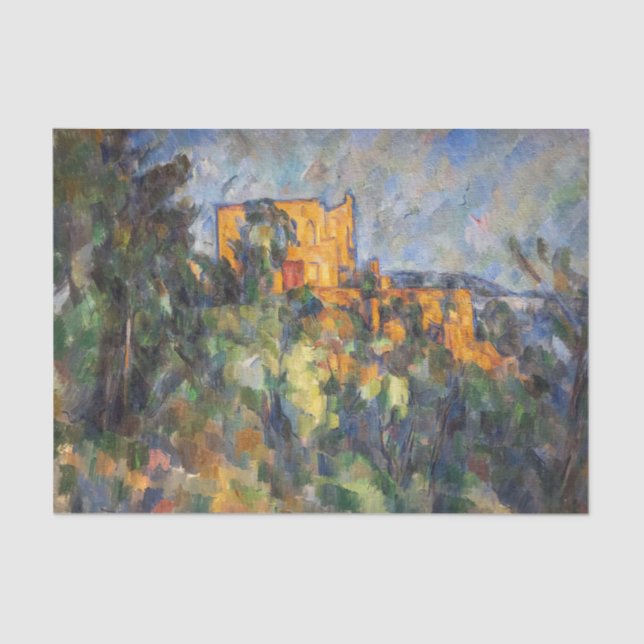 Paul Cezanne - Chateau Noir Tissue Paper (Front)