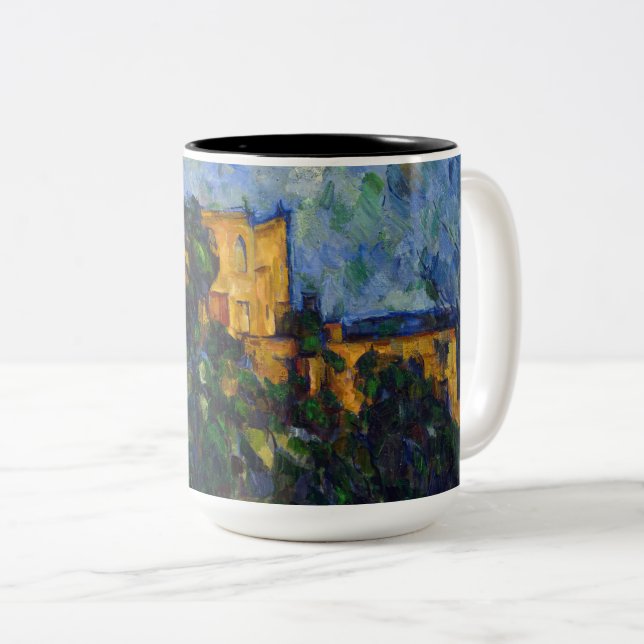 Paul Cezanne - Chateau Noir Two-Tone Coffee Mug (Front Right)