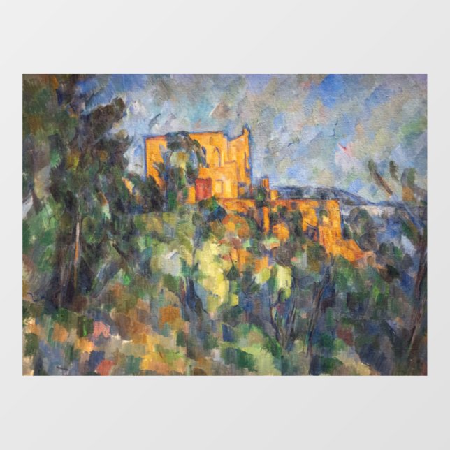 Paul Cezanne - Chateau Noir Window Cling (Sheet)