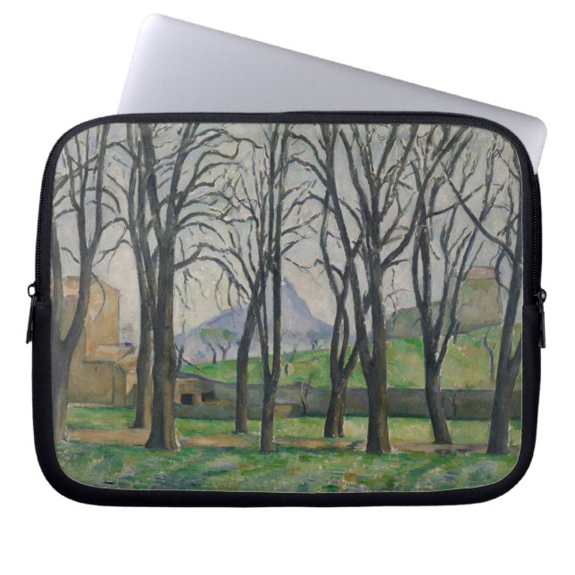 Paul Cezanne | Chestnut Trees at Jas de Bouffan, c Laptop Sleeve (Front)