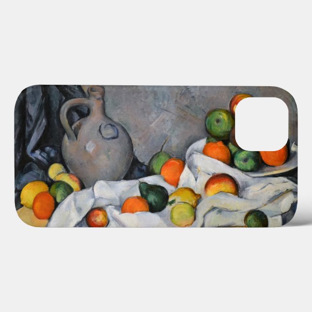 Paul Cezanne - Curtain, Jug and Fruit Bowl Case-Mate iPhone Case (Back (Horizontal))