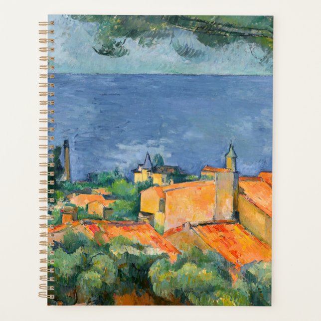 Paul Cezanne - Estaque aux toits rouges (Devant)