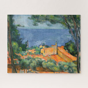 Paul Cezanne - Estaque with Red Roofs Jigsaw Puzzle