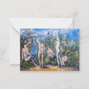 Paul Cezanne - Five Bathers Card