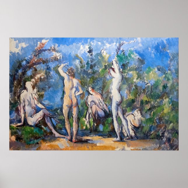 Paul Cezanne - Five Bathers Poster (Front)