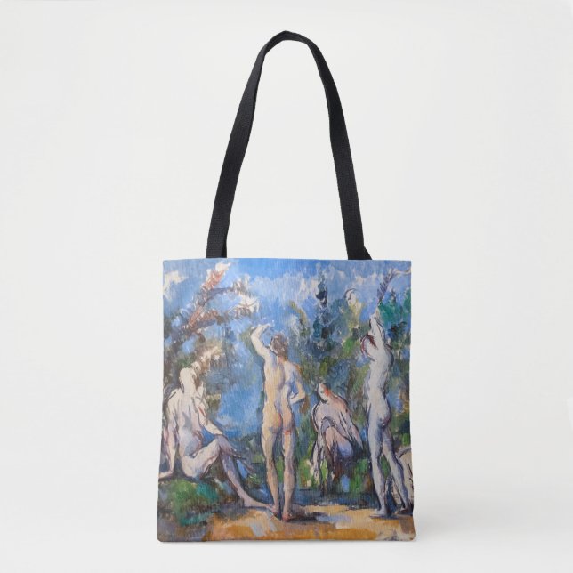 Paul Cezanne - Five Bathers Tote Bag (Front)