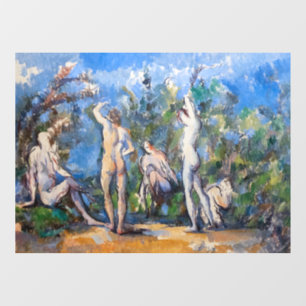 Paul Cezanne - Five Bathers Window Cling