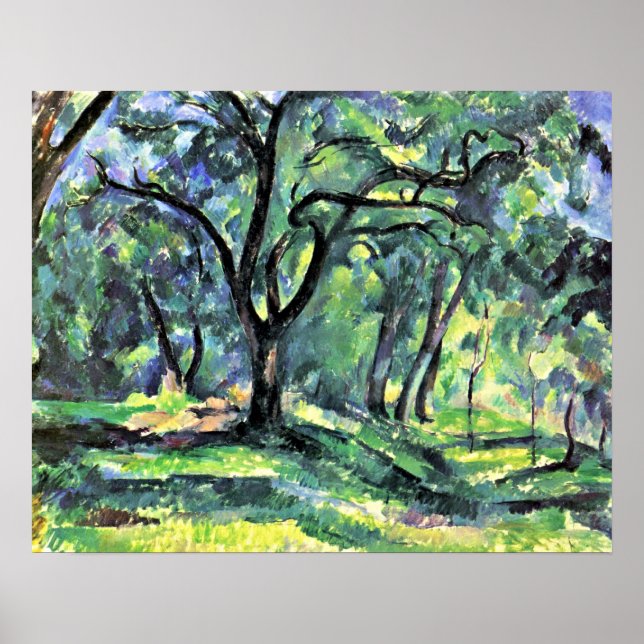Paul Cezanne — forest Poster (Front)