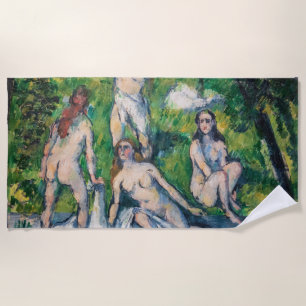 Paul Cezanne - Four Bathers Beach Towel
